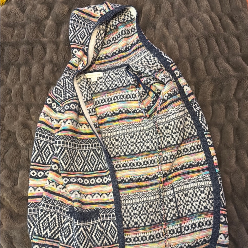 Monteau Multicolor Patterned Jacket